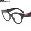 Montature per occhiali da sole 45636 Montatura per occhiali Cat Eye Stili retrò Designer Optical Fashion Computer 230704