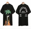 Palm Angel Mens T Shirt Menswomens Tasarımcılar Tişörtler Tees Giyim Üstleri Adam Rahat Göğüs Mektup Gömlü Lüks Giyim Sokak Şortlu Kılıf Kıyafetleri Tshirts
