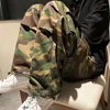 Pantalon femme Y2K taille haute Camouflage Cargo femmes mode Bf Hip Hop Streetwear ample jambe large pantalon Vintage décontracté Jogging