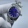 Kvinnors automatiska klocka Sapphire Datum ansikte 31 mm rostfritt stål fällbara spänne kvinnors klocka