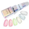 Ensemble de manucure pour ongles 6pcs ensemble 7ml Water Sense Color Polish Cat Eye Effect Plusieurs couleurs Poly Soak Off Gel de construction pour femme Accesso 230704