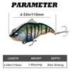 Esche esche ATUENO Vibration Sinking Fishing Lure 115mm 44g Wobblers Lipless Crankbaits VIB Pesca di alta qualità Esca dura per luccio 230704