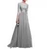 Saia mulher vestido 2023 elegante renda applique casamento dama de honra formal longo vestido de festa casual oversized fino chiffon vestido de baile