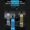 2023 nouvelle mode cendrier anti-sale porte-cigarette avec USB bobine de tungstène coupe-vent briquet hommes voiture cigarette filtre R26LNo gaz