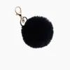 Kaninchenfell Soft Plus Pompom Schlüsselanhänger Schlüsselanhänger Ball Echtpelz Soft y Charm Baumelnder Autoanhänger Decor1602659