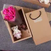 Flores secas, cabeza dura, rosa, flor de jabón, caja de regalo para el día de San Valentín, ramo creativo DIY para novia y decoración navideña de cumpleaños