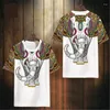 T-shirt da uomo Summer Elephant Stampa 3D T-shirt girocollo a maniche corte Trend Large Size Sport per il tempo libero Ice Silk Thin Top XS -7XL