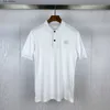 2023 polo da uomo retrò marca classica maglietta da uomo tees ricamo manica corta estate risvolto tinta unita petto lettera decorazione top flusso di marea design665