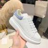 Sneakers di design di lusso Scarpe casual Suola spessa Bianco Nero Vera pelle Velluto scamosciato Espadrillas da uomo da donna Scarpe stringate piatte di alta qualità Taglia 35-44