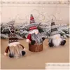 Weihnachtsdekorationen Hängende Puppe Gestrickte Plüsch Gnome Baum Wand Anhänger Weihnachten Kinder Geschenke Ornament Dekor Drop Lieferung Hausgarten Fee DHK2M