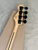 30 dagen Build Custom Shop Black 4 String Jazz Electric Bass Guitar Basswood Body Maple Neck Black Hardware Passive Pick -up
