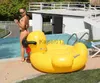 Buoy Life Vest Buoy Giant Yellow Duck Inflatable Pool Float For Adult Pool Party Water Toys RideOn Air Mattress Swimming Ring Boia L23