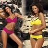 Kadın Mayo Mayo takım elbise bikini set plaj set seksi kırmızı tankini bikini kadın mayo bandeau biquini mayo kadın Z230704