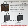 Briefcases Fits for Men's Briefcase Tote Felt Cloth Insert Bag Organizer Makeup Handbag Organizer Travel Inner Purse Portable Cosmetic Bags