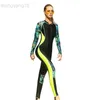 Mute Mute stagne Sbart Donna Lycra Muta Quick-dry One Piece Surf Pesca subacquea Costumi da bagno Tuta imbottita Scuba Diving Triathlon Muta HKD230704