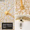 Decorative Objects Figurines Simplicity Wall Decoration Lucky Coral Carp Lotus Leaf Hang Ornaments Pendant Backdrop Display American Rustic Home Decor 230703