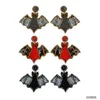 Dangle Earrings 2023 Halloween Bat Creative Punk Style Sequin Rice Bead Fashion Party Jewelry