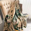 Foulards mode imprimé fleuri couverture épaisse hiver chaud écharpe femmes cachemire châle enveloppes Pashmina étoles Bufanda femme