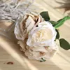 Декоративные цветы искусственные шелковые дикие розы букет пирог Свадебная домашняя мебель фоновая пейзаж украшения пографии