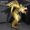 Fruktansvärt Halloween Monster Stort uppblåsbart Demon Evil Spirit 3m luftblåst troll med vingar för klubbfestdekoration