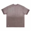 Camisas de roupas de moda de grife Sa Kith Ksubi Tate Co Caixa de marca lavada com água pesada para homens e mulheres velhos de manga curta camiseta de algodão streetwear roupas esportivas tops