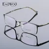 Lunettes de soleil Cadres Eagwoo Aluminium Hommes Large Face Prescription Lunettes Full Rim Optical Frame Business Lunettes Lumière Big Spectacle MF2351 230704