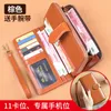 Wallets Genuine Leather Womens Wallet Fashion Vintage Oil Wax Cowhide Clutch Purse Card Holder For Women