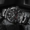 Coats Boyzhe Men Automatic Mechanical Watches Multifunction Calendar Week Month Diaplay Luminous Hands Waterproof Sport Watch for Men