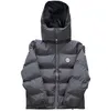 Trapstar London Trap Down Jacket Parka Uomo Donna Luxury Brand Piumino invernale con ricamo nero lucido