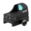 Red Dot Sight Scope Taktyczne mini kompaktowe holograficzne regulowane Brighess Reflex Light Rifle Pistol Pistolet