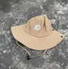 Bucket Hat Herrs stora brätte Ansiktsutseende liten flickas enkla ansiktstäckande bucket hattar Koreansk stil Personlighet för par keps