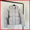 Womens Designer White badge Down Jacket Autumn And Winter Puffer Coat Outerwear Causal Warm Thickened Parkas SIZE XS-XL