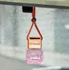 Flacone da 10 ml con coperchio in oro rosa color cubo d'acqua Bottiglia di profumo per auto Molti tipi di stili supportano il logo personalizzato