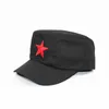 Classic Men Military Caps Training Men's Women's Flat Top Baseball Caps Adjustable Army Red Star Sun Hats Outdoor Casual Sports