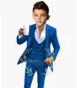 Costumes Costumes Formes de costume de garçon pour les mariages pour enfants Costume d'hôte Costume de gros vêtements 3pcs / set costume Enfant Garon 2023HKD230704