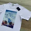 Designer Fashion Clothing Tees Tshirts Ceiling Kith Artist Co Branded Chair Cloud Couple Short Sleeve Tshirt 260g Fashion Men cotton Streetwear Sportswear Tops Roc