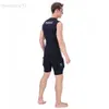 Neoprenanzüge Trockenanzüge SLINX 3 mm Neoprenanzug Herren Damen Neopren-Tauchweste Shorts Gewichte SLINX ärmelloser Tauchanzug Surf-Angelweste HKD230704