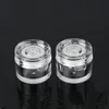 5g Empty Acrylic Nail Art Container Cosmetic Jar Small Sample Cream Pot Nail Gel Powder Box Makeup Tool White F2017820 Guekk