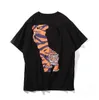 Summer Mens Designer T-shirt Amis Lettre Imprimer Tees Big V Hommes Femmes Manches courtes Style Hip Hop Noir Blanc Orange T-shirts Vlones Taille S-XL K6Z4 K6Z4