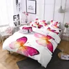 Bedding Sets Insect Duvet Cover Set Twin Size Butterfly Printed Comforter For Girls Kids Teens Quilt Pillowcases