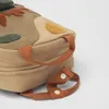 Mochila escolar bordada sol pescoço longo pequena mochila dinossauro gancho cabelo bordado lona dos desenhos animados jardim de infância crianças mochila 230703