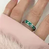 Cluster Ringe Schmetterling 925 Sterling Silber Offener Ring für Frauen Mädchen Geburtstagsgeschenk Charms Öl Tropfen Grüner Kristall Schmuck Geschenke Tropfen