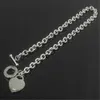 Дизайнерская модная цепочка для мужчин и женщин, ожерелье из стерлингового серебра 925 пробы с ключом «Возвращение к сердцу», брендовая подвеска «Любовь» с коробкой