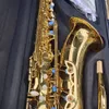 High quality Q3 tenor Saxophone BB tune hand-carved pattern double ribbed reinforced woodwind instrument with case