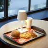 Nachtlichter Schnurlose LED-Tischlampe Einfache Mini mit wiederaufladbarem USB-Akku für Restaurant Esszimmer Wohnzimmer Bar Hotel Dekor HKD230704