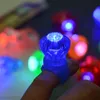 Oplichtende fonkelende ringen Bruidsfeestje Feestartikelen Kinderen Volwassenen Knipperend Muovi Diamant Bling LED Glow Ring voor Verjaardag Bachelorette