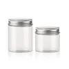 50G 80G PET COSMETCEANT JAR с крышкой алюминиевой крышки, 50 мл 80 мл PET Cream Bott