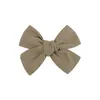 귀여운 아기 소녀 bownot hair clips cotton bows 수제 헤어핀 바렛 헤드웨어 아이 헤어 액세서리