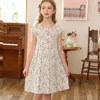 Girl Dresses Baby Dress 6 To 12 18 24 Months Summer Cotton Yellow Floral Toddler Girls 1 2 3 4 5 7 8 9 10 11 13 14Years