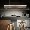 Pendant Lamps Light Luxury Restaurant Chandelier Post-modern Minimalist Study Lamp Home Dining Table Room